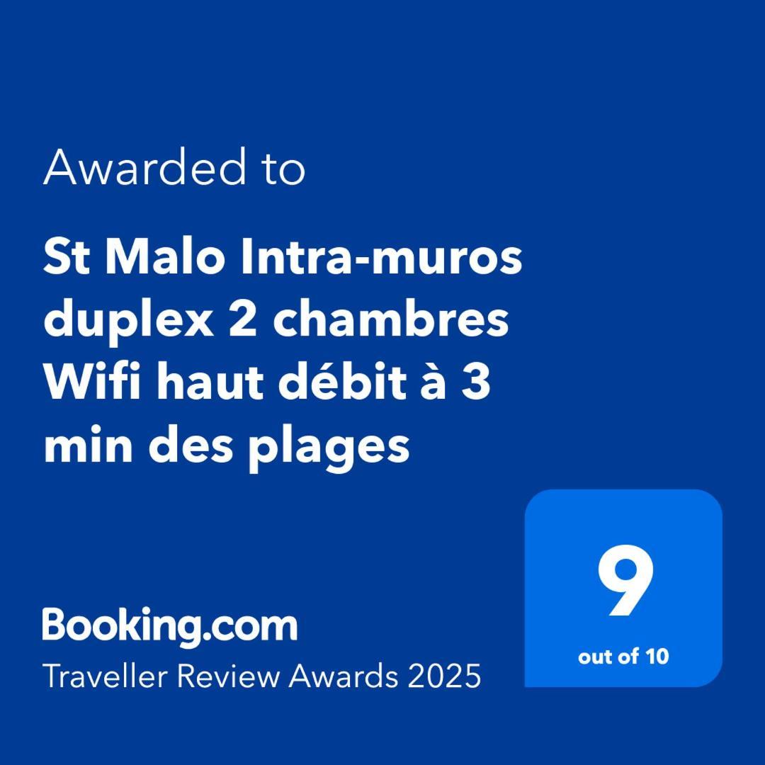 Appartement St Malo Intra-muros Duplex 2 Wifi Débit à 3 Min Des Plages Saint-Malo